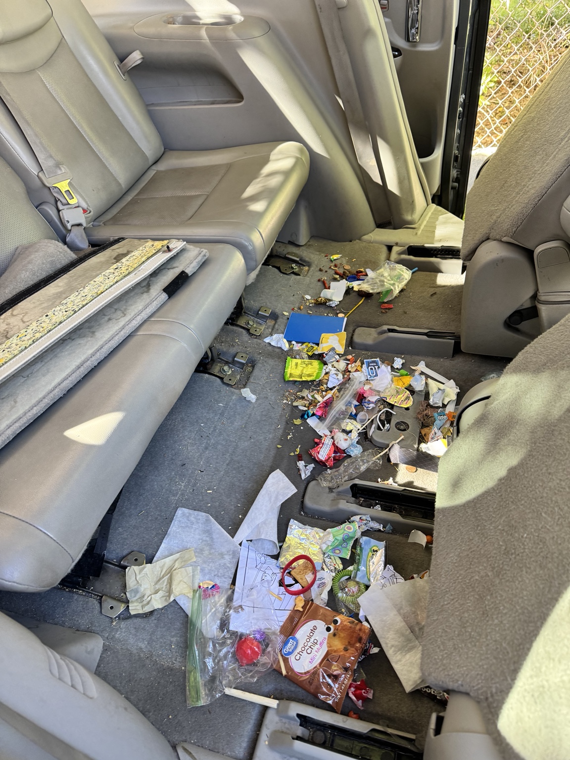 Third row interior before