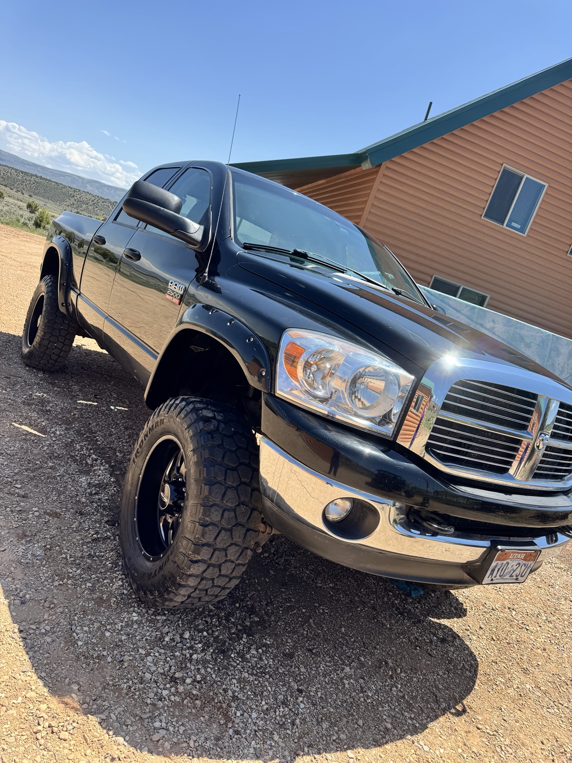 Truck exterior after